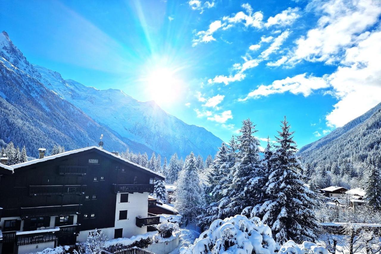 Chamonix Superbe Appartement Vue Mont Blanc Екстер'єр фото