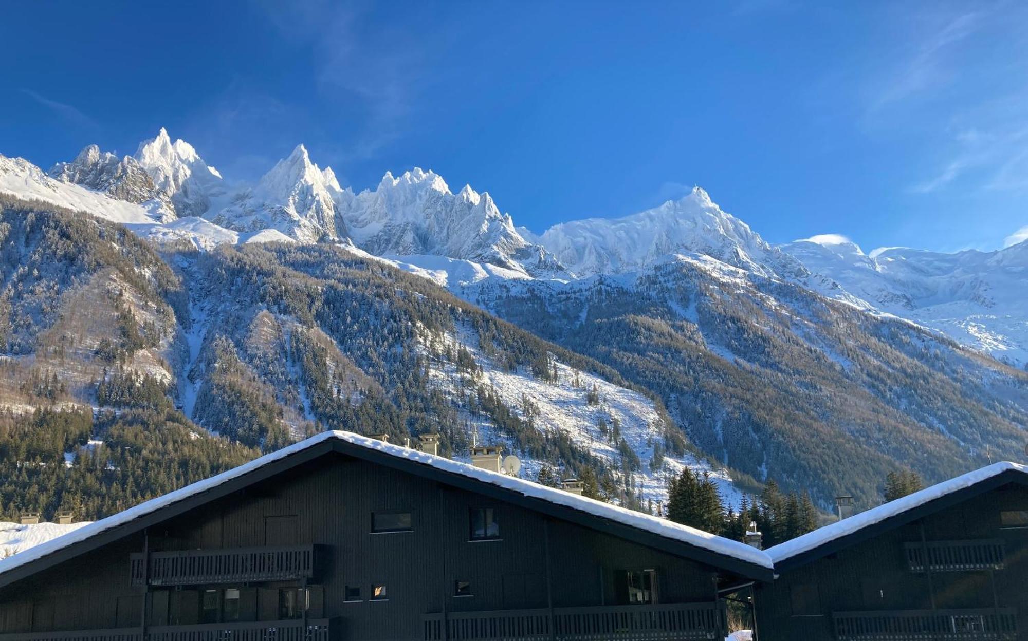 Chamonix Superbe Appartement Vue Mont Blanc Екстер'єр фото